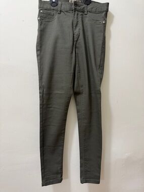 Denim&Co Olive Green Skinny Jeans